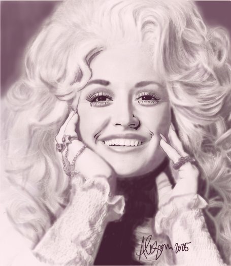 Dolly Parton. Procreate art. 
