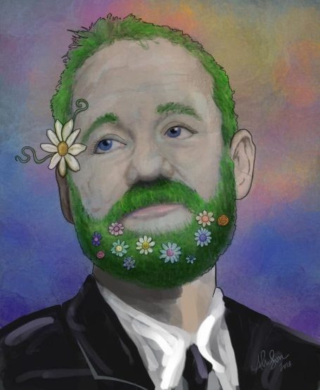 Bill Murray. Procreate art. 