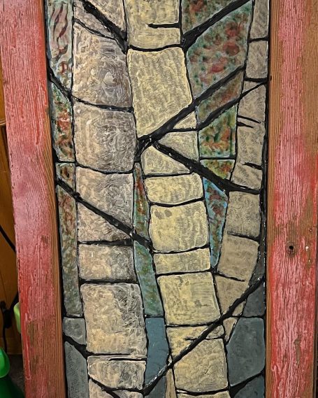 Painted stained glass